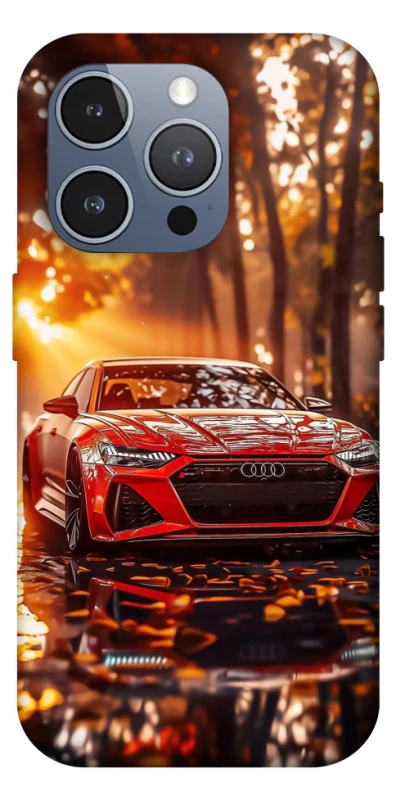 Чехол на Apple iPhone 16 Pro Max Audi at sunset фото 1 из 1