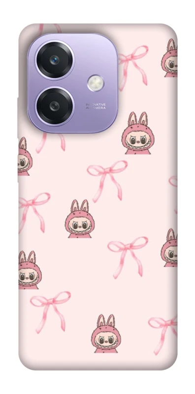 Чохол на Oppo A40m Pink bows and Labubus фото 1 з 1