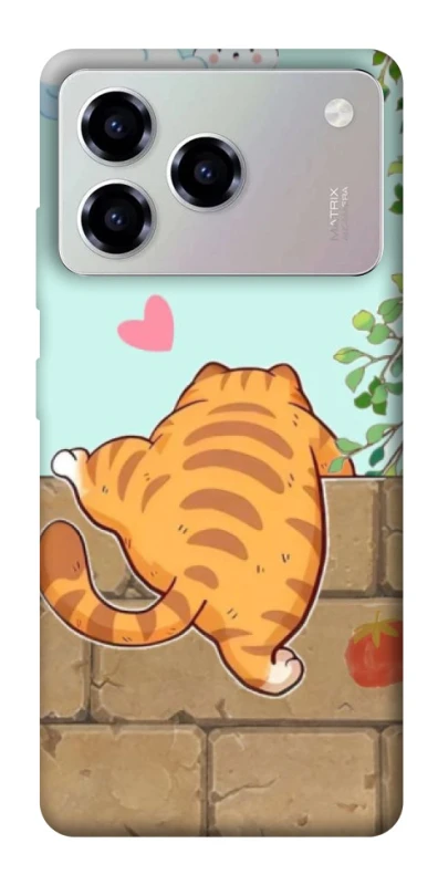 Чехол на ZTE Blade A76 Cat the meow фото 1 из 1