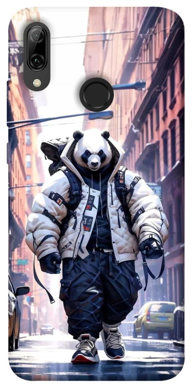 Чохол на Huawei P Smart (2019) Панда кур'єр фото 1 з 1