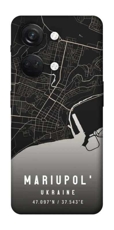 Чехол на OnePlus Nord 3 Mariupol map фото 1 из 1