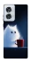 Чехол на Motorola Edge 50 Fusion Чехол кот с кофе фото 1 из 1