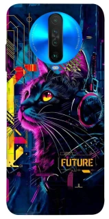 Чохол на Xiaomi Poco X2 Cyber Cat v2 фото 1 з 1