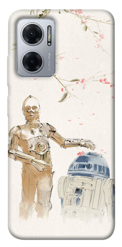 Чехол на Xiaomi Redmi Note 11E Star Wars robots фото 1 из 1