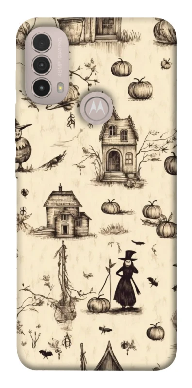 Чохол на Motorola Moto E40 Halloween aesthetic ver.1 фото 1 з 1