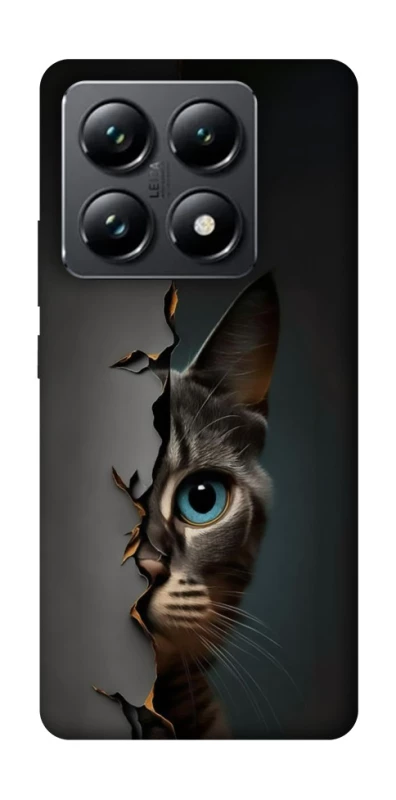 Чохол на Xiaomi 14T Pro Кіт-підглядач v2 фото 1 з 1