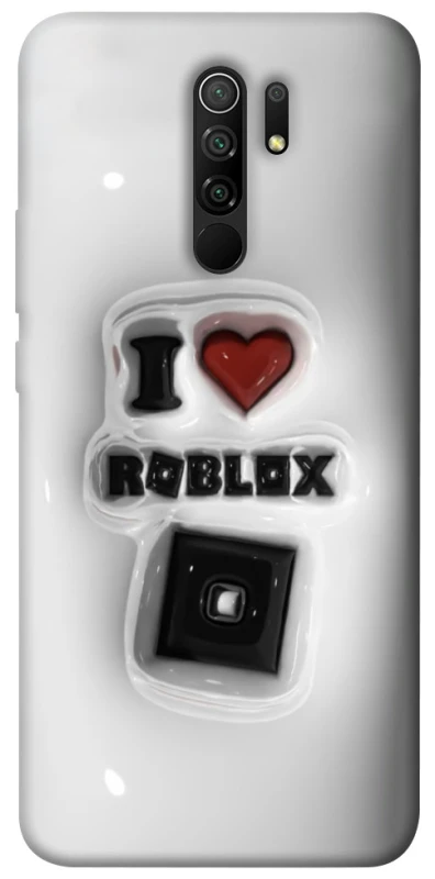 Чохол на Xiaomi Redmi 9 I love Roblox фото 1 з 1