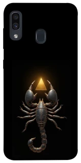 Чехол на Samsung Galaxy A20 / A30 Scorpio with Golden Triangle фото 1 из 1