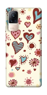 Чохол на Xiaomi Civi 6 Pretty hearts фото 1 з 1