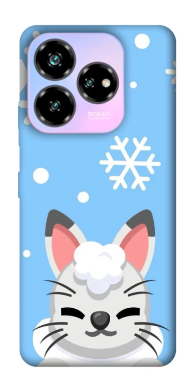 Чохол на ZTE Nubia V60 Desing Adopt Me Snow Kitty Smile фото 1 з 1
