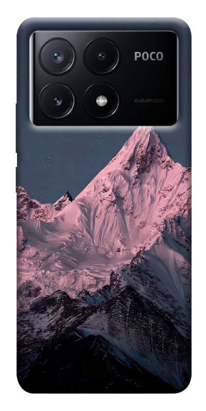 Чехол на Xiaomi Poco X6 Pink mountain фото 1 из 1