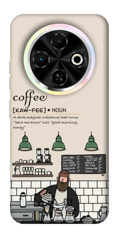 Чохол на TECNO Spark 30C Kaw-fee фото 1 з 1