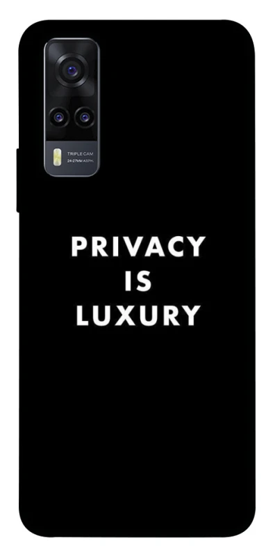 Чохол на Vivo Y31 Privacy is luxury фото 1 з 1