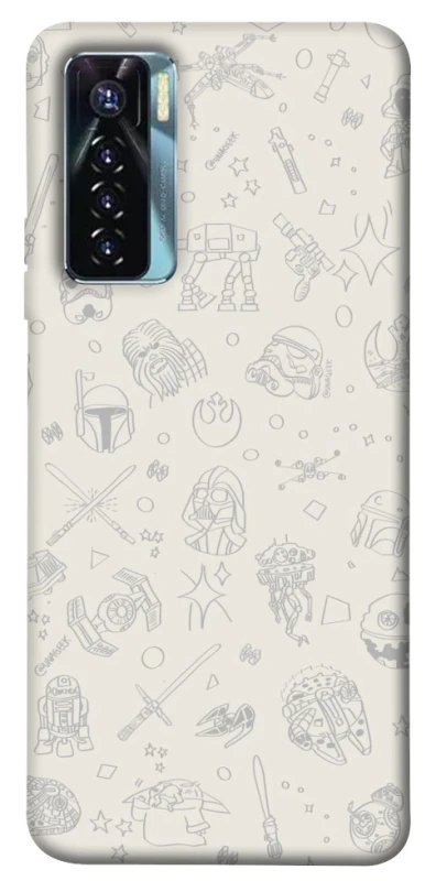 Чохол на TECNO Camon 17 Pro Star Wars background ver.1 фото 1 з 1