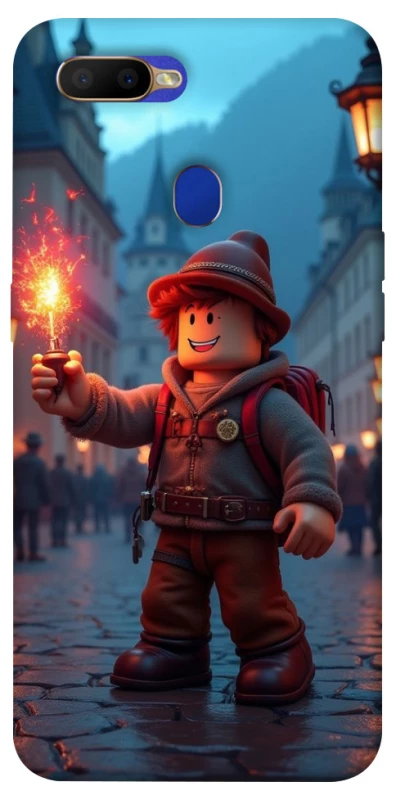 Чехол на Oppo A5s Roblox Fire Logo Blue Flames фото 1 из 1