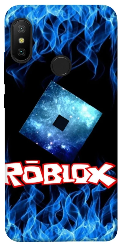 Чохол на Xiaomi Mi A2 Lite / Xiaomi Redmi 6 Pro Roblox Galaxy Flame Logo фото 1 з 1