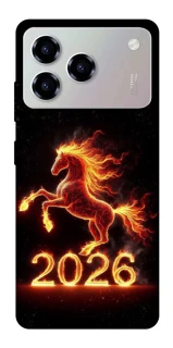 Чохол на ZTE Blade A76 Red Fire Horse ver.1 фото 1 з 1