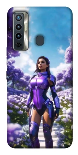 Чохол на TECNO Camon 17 Cyber space girl ver.4 фото 1 з 1