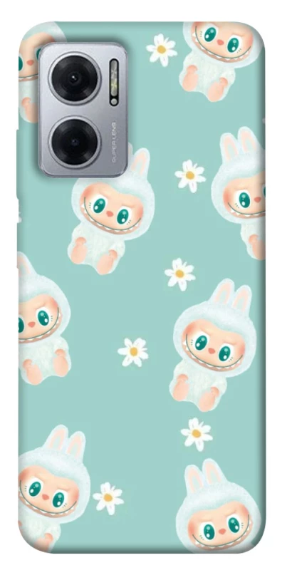 Чехол на Xiaomi Redmi Note 11E Labubu Green фото 1 из 1