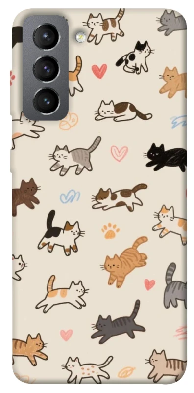 Чехол на Samsung Galaxy S21 FE Cat style ver.2 фото 1 из 1