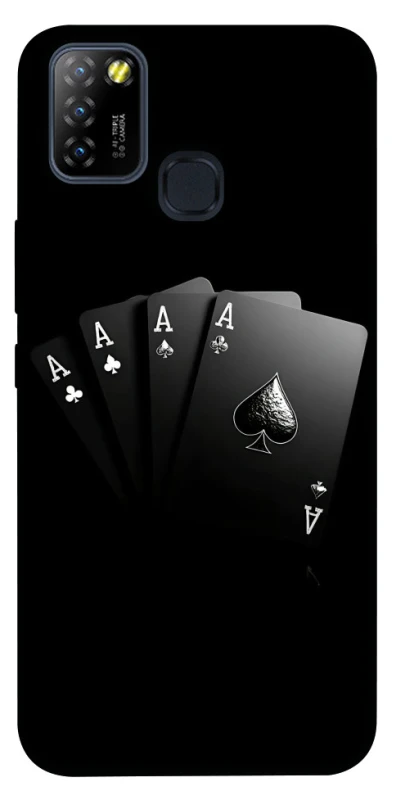 Чохол на Infinix Hot 10 Lite Black Cards фото 1 з 1