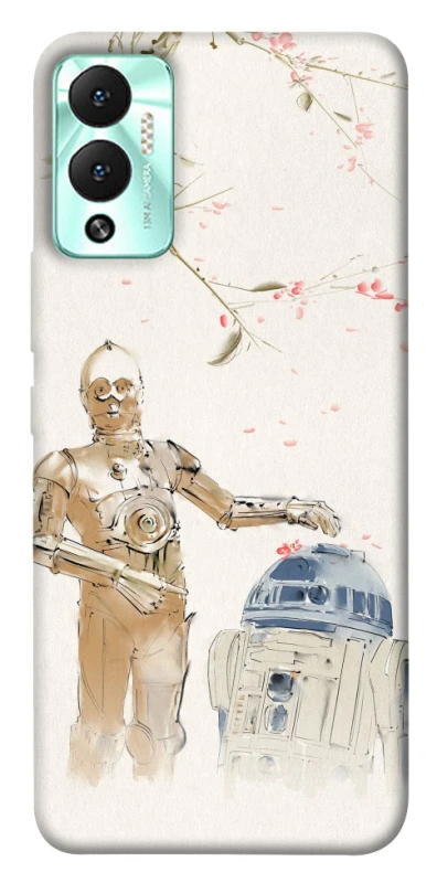 Чохол на Infinix Hot 12 Play Star Wars robots фото 1 з 1