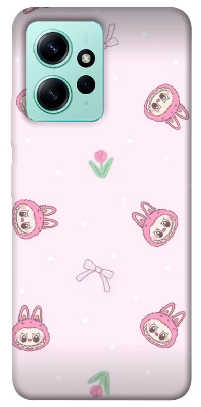Чехол на Xiaomi Redmi Note 12 4G Labubu Flower фото 1 из 1
