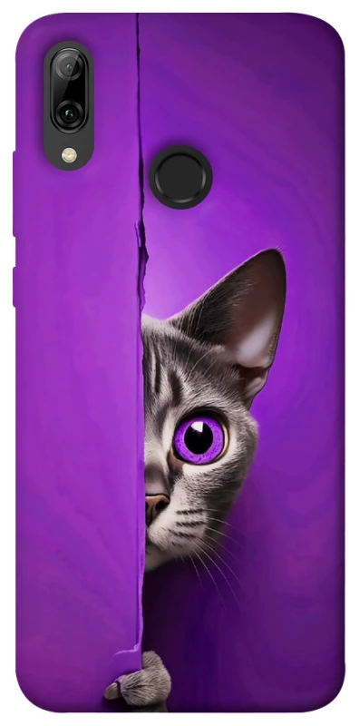 Чохол на Huawei P Smart (2019) Кіт-підглядач фото 1 з 1