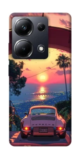 Чехол на Xiaomi Poco M6 Pro 4G Porsche at sunset фото 1 из 1