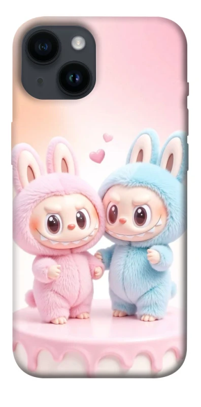 Чехол на Apple iPhone 14 (6.1") Labubu Twins фото 1 из 1