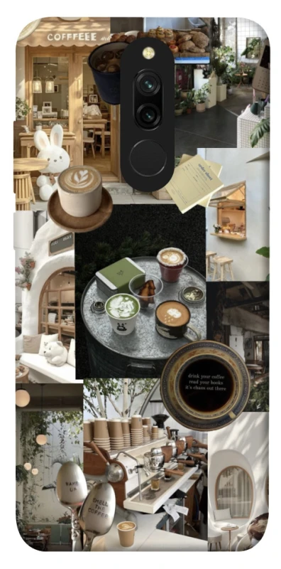 Чохол на Xiaomi Redmi 8 Coffee collage ver.4 фото 1 з 1