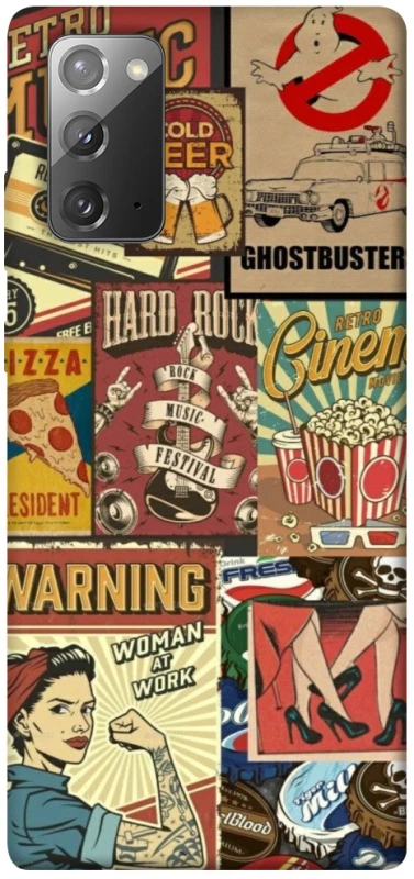 Чохол на Samsung Galaxy Note 20 Retro collage ver.2 фото 1 з 1