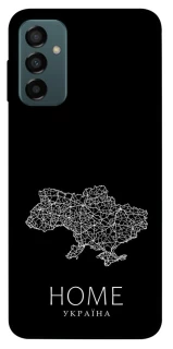 Чохол на Samsung Galaxy M13 4G Ukraine black map фото 1 з 1