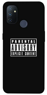 Чохол на OnePlus Nord N100 Parental Advisory Label фото 1 Чохол на OnePlus Nord N100 Parental Advisory Label фото 1 з 1