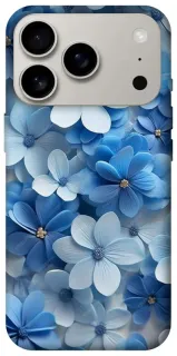 Чохол на Apple iPhone 18 Pro Сині квіти фото 1 з 2