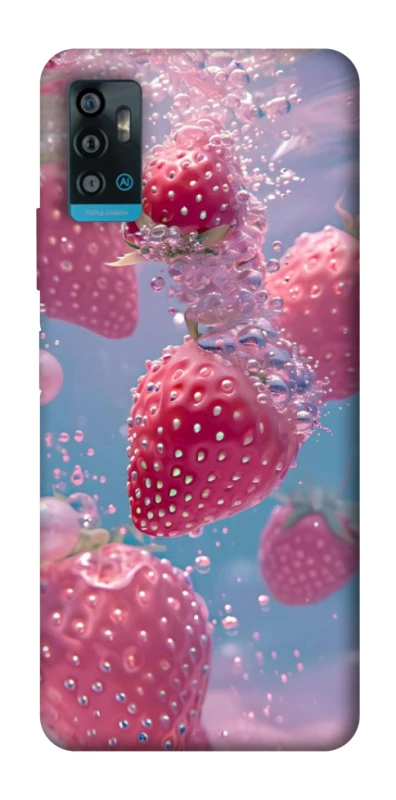 Чохол на ZTE Blade A71 Полуниця в воді фото 1 з 1