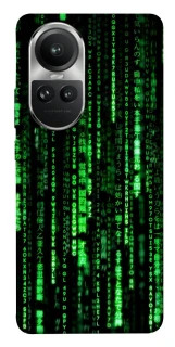 Чехол на Oppo Reno 10 Matrix Code фото 1 Чехол на Oppo Reno 10 Matrix Code фото 1 из 1