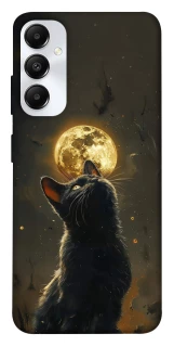 Чохол на Samsung Galaxy A05s Кіт під місяцем v2 фото 1 з 1