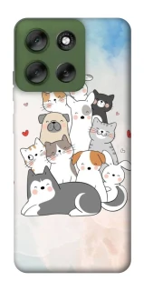 Чехол на Motorola Moto G56 5G Funny Pets ver.2 фото 1 из 1