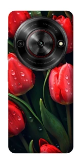 Чохол на ZTE Nubia Focus Червоні тюльпани фото 1 Чохол на ZTE Nubia Focus Червоні тюльпани фото 1 з 1