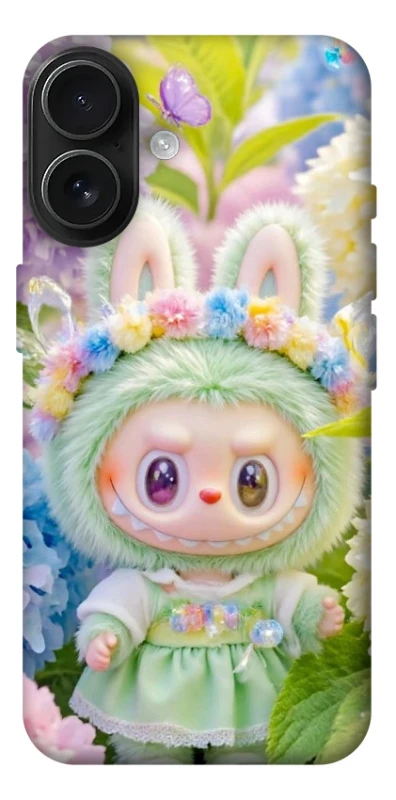 Чохол на Apple iPhone 17 (6.3") Labubu & Flowers ver.2 фото 1 з 1