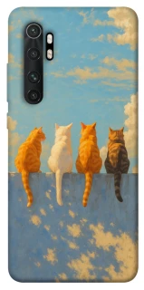 Чехол на Xiaomi Mi Note 10 Lite cats on wall фото 1 из 1