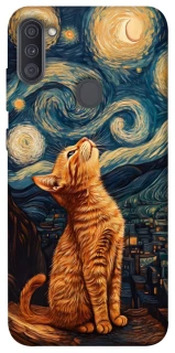 Чохол на Samsung Galaxy A11 van gogh cat фото 1 з 1
