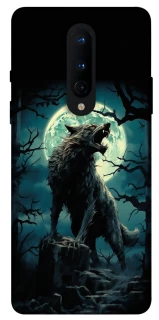 Чохол на OnePlus 8 Вовк під місяцем фото 1 з 1