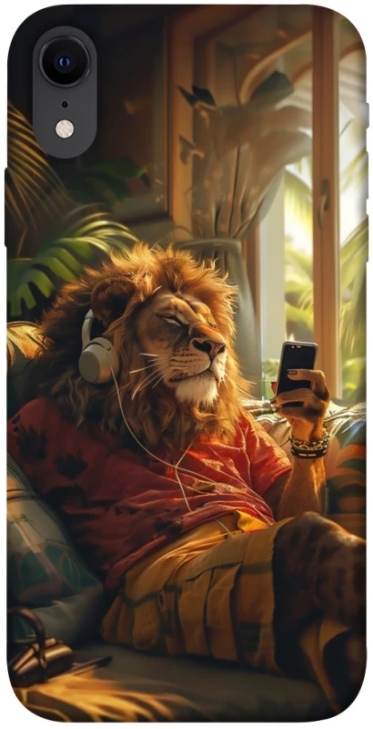 Чехол на Apple iPhone XR (6.1") Лев v2 фото 1 из 1