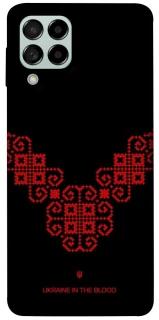 Чехол на Samsung Galaxy M53 5G Черно-красная вышиванка фото 1 из 1