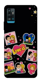 Чехол на ZTE Blade A71 Love is фото 1 из 1