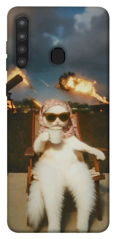 Чохол на Samsung Galaxy A21 Exploding Kittens ver.1 фото 1 з 1