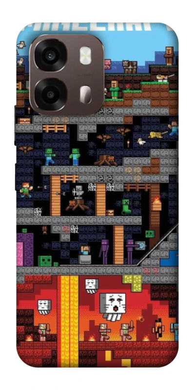 Чохол на Oppo A6 Minecraft фото 1 з 2