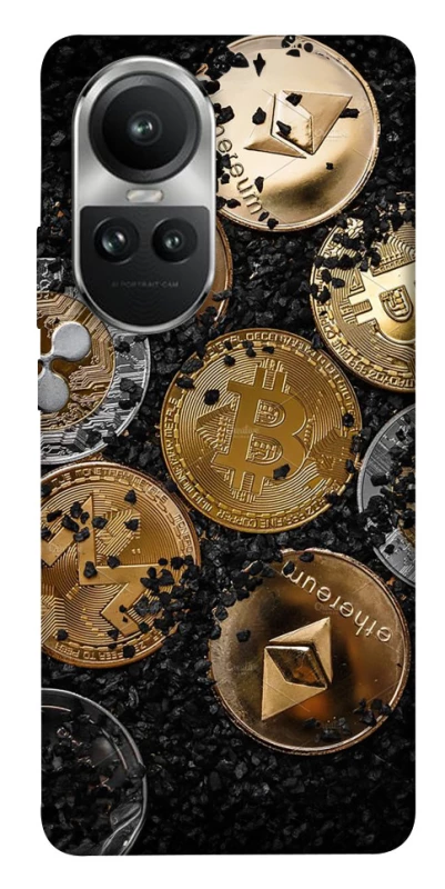 Чохол на Oppo Reno 10 Many coins v2 фото 1 з 1